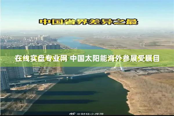 在线实盘专业网 中国太阳能海外参展受瞩目