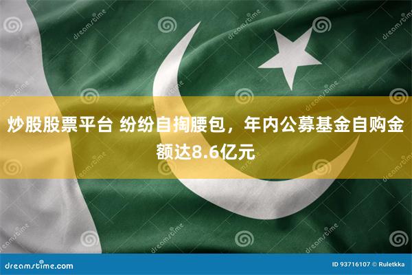 炒股股票平台 纷纷自掏腰包，年内公募基金自购金额达8.6亿元