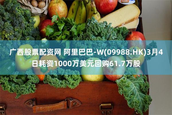 广西股票配资网 阿里巴巴-W(09988.HK)3月4日耗资1000万美元回购61.7万股