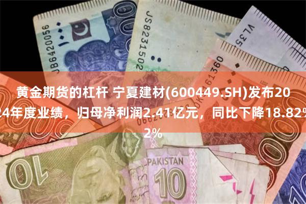 黄金期货的杠杆 宁夏建材(600449.SH)发布2024年度业绩，归母净利润2.41亿元，同比下降18.82%