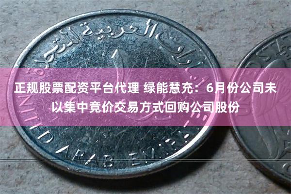 正规股票配资平台代理 绿能慧充：6月份公司未以集中竞价交易方式回购公司股份